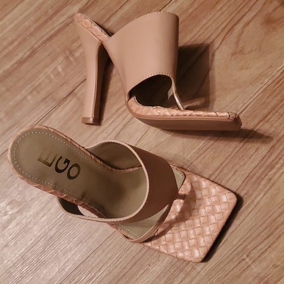 EGO Women's Square Toe Heels, Size UK 5 - Picture 2 of 8